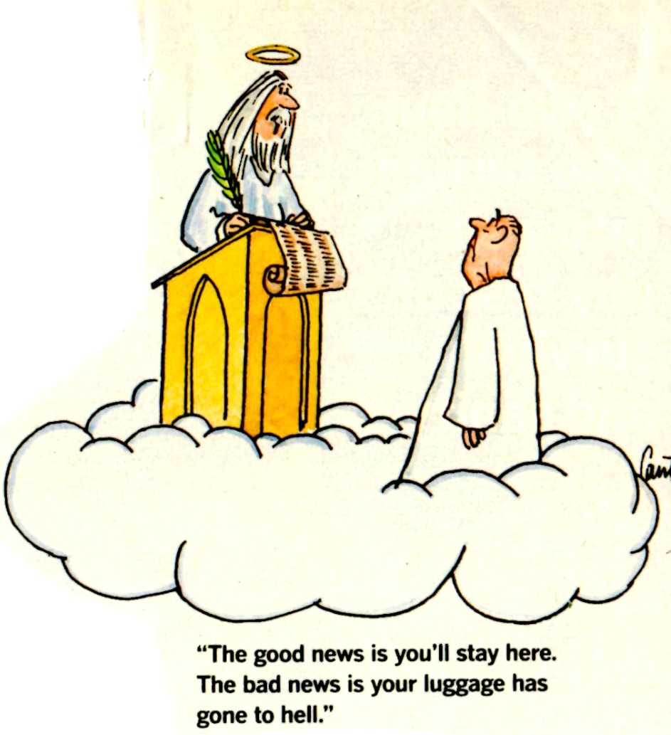 Funny Cartoon About Heaven - Great Clean Jokes