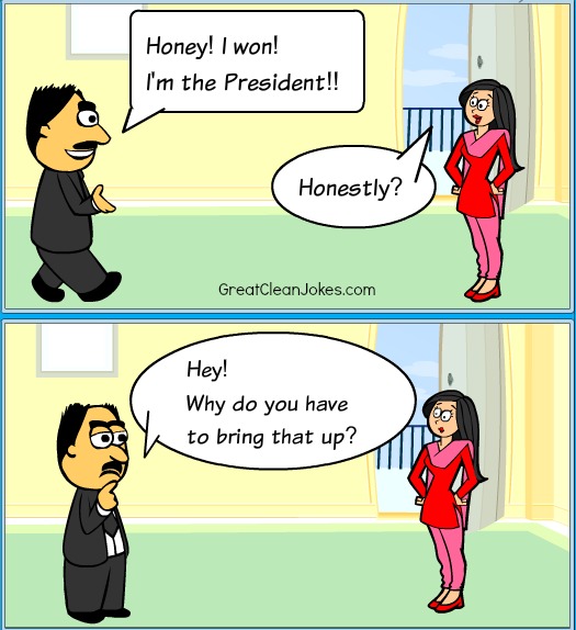 Funny Politics Cartoon - Great Clean Jokes