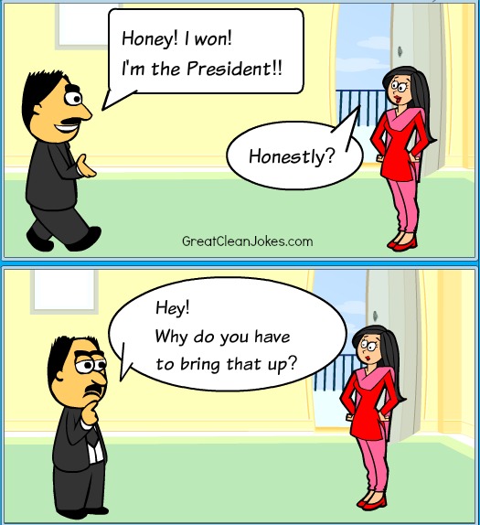 Funny President Cartoon