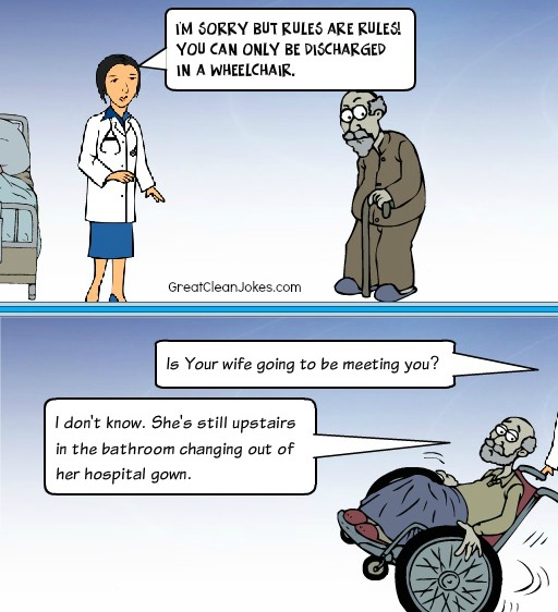 Hospital Rules Cartoon Great Clean Jokes