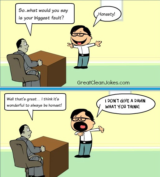 Funny Job Interview Cartoon