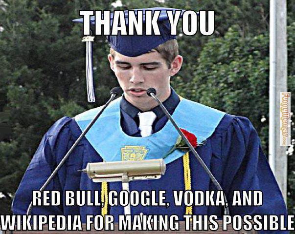 Thank You. Red Bull Google Vodka and wikipedia for making this possible.